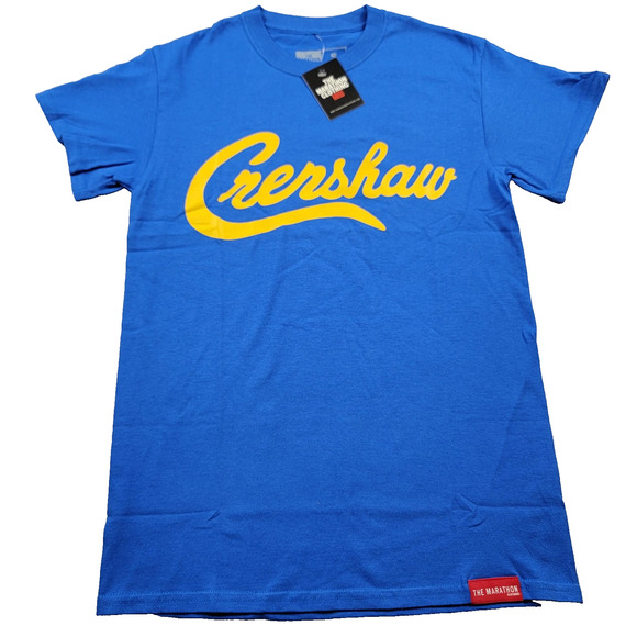 The Marathon Clothing Shirt Mens Small Blue Crenshaw Graphic Tee TMC T-Shirt - Picture 1 of 11